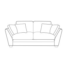 Solace 3 Seater Sofa (Standard Back) 