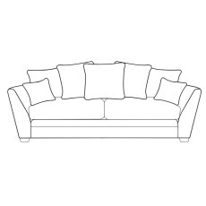 Solace Grand Sofa (Pillow Back)