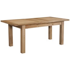 Bristol Oak 120-153cm Extending Table with 4 Scroll Back Chairs (Slate)