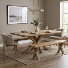 Pebble 200cm Dining Table