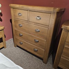 Clearance Woodvale 5 Drawer Chest Clearance Woodvale 5 Drawer Chest