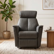 G Plan Kelson Fixed Armchair - Leather G Plan Kelson Fixed Armchair - Leather