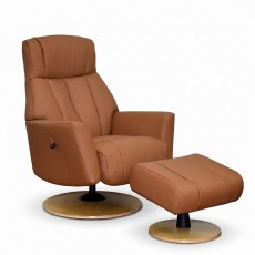 Sorrento Swivel Recliner Chair - Camel Sorrento Swivel Recliner Chair - Camel