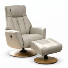 Sorrento Swivel Recliner Chair - Mushroom Sorrento Swivel Recliner Chair - Mushroom