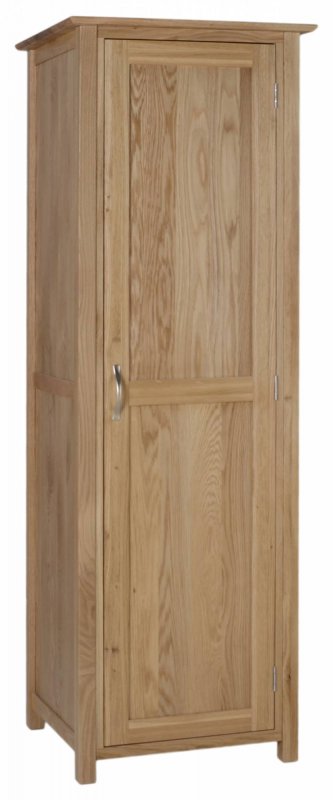 Lisbon Oak 1 Door Wardrobe