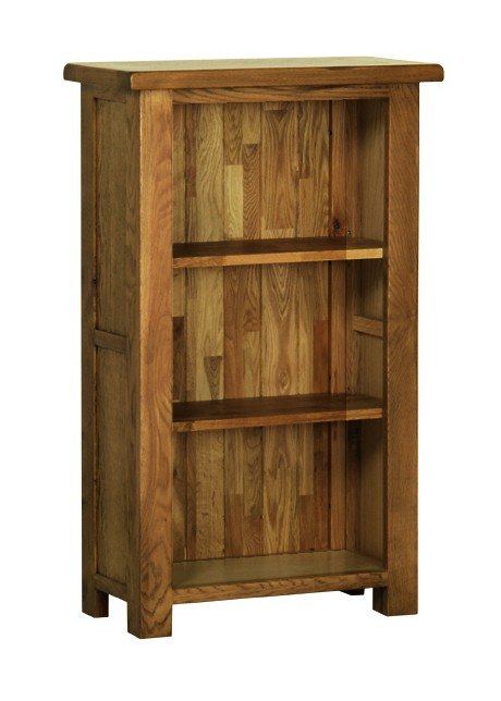 Riad Rustic Oak 3' Narrow Bookcase