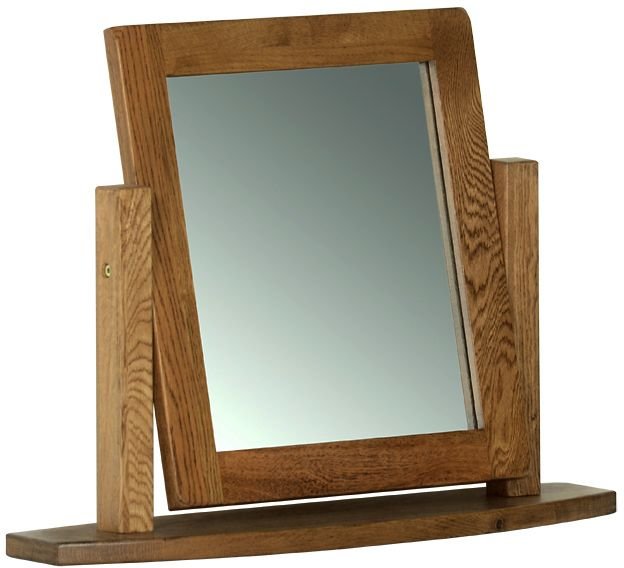 Riad Oak Furniture Riad Rustic Oak Dressing Table Mirror