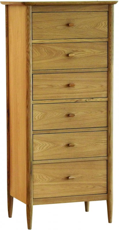 ercol Teramo 6 Drawer Tall Chest