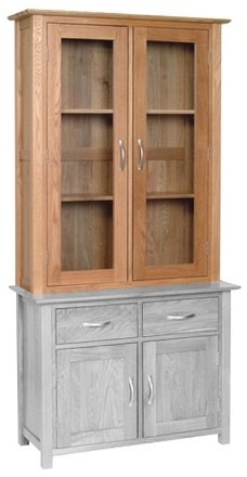 Lisbon Oak Small Glazed Dresser Top