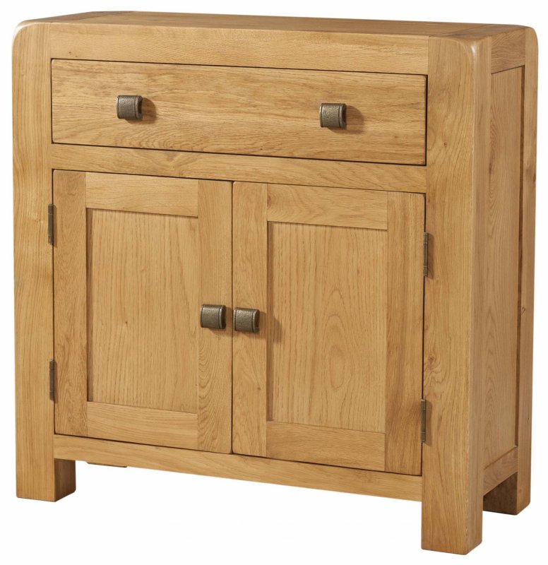 Avon Oak Narrow Sideboard 1 Drawer 2 Door