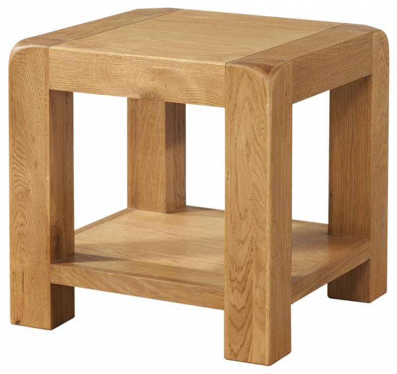 Avon Oak Furniture Avon Oak Lamp Table with Shelf