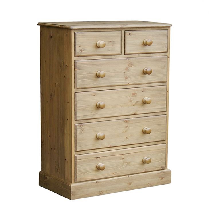 Woodies Pine 2 + 4 Chest of Drawers