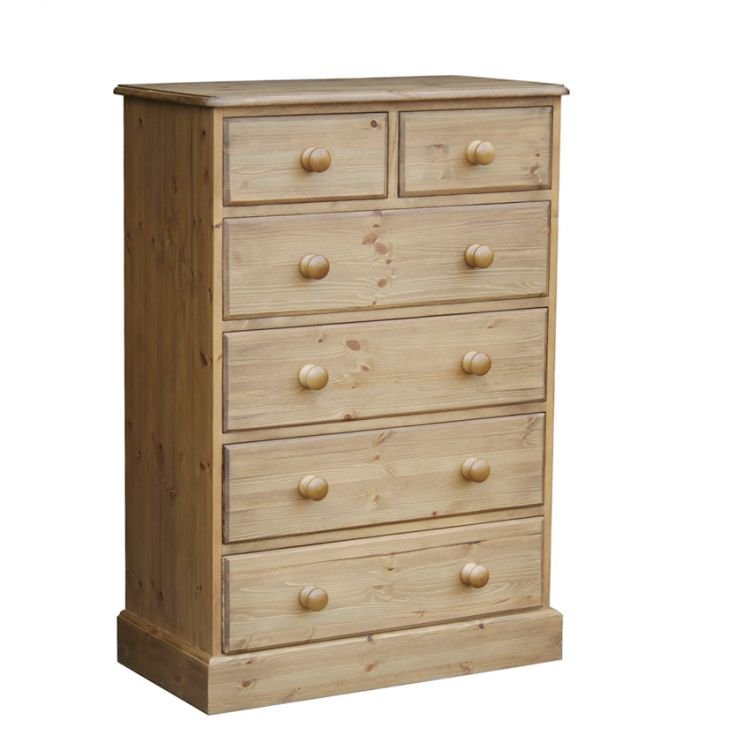 Woodies Woodies Pine Cottage 2 + 4 Chest of Drawers