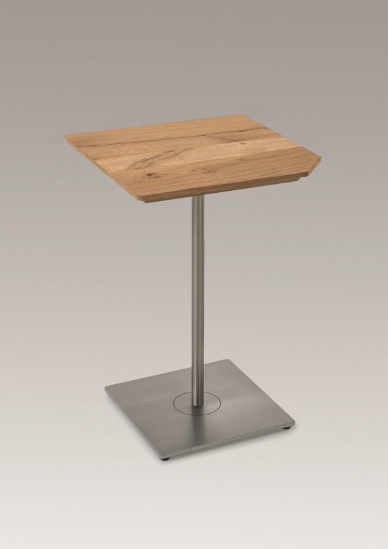 Venjakob Side Table - Stainless Steel Base
