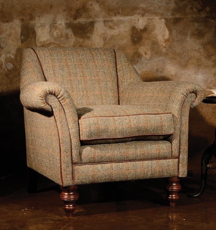 Tetrad Harris Tweed Dalmore Accent Chair