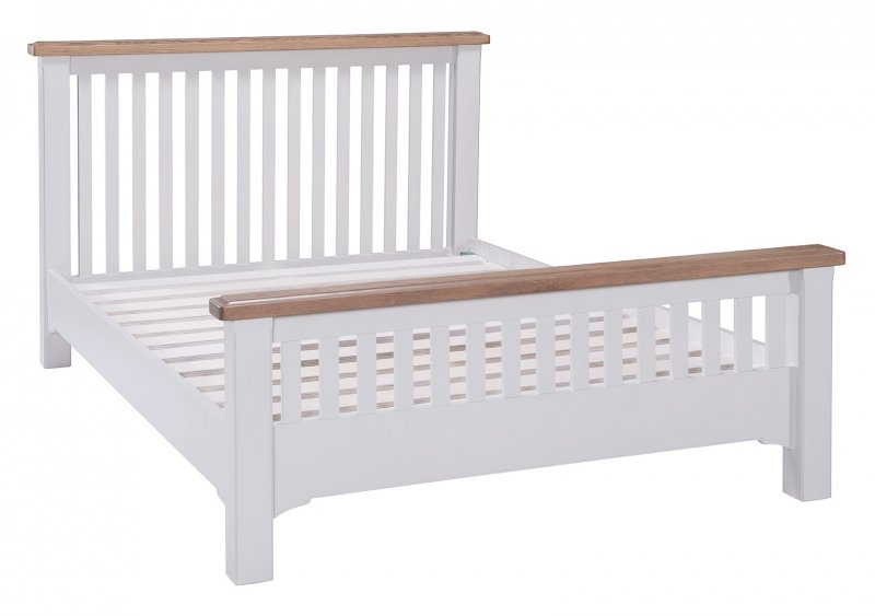 Fleur grey paint 4'6" bed frame