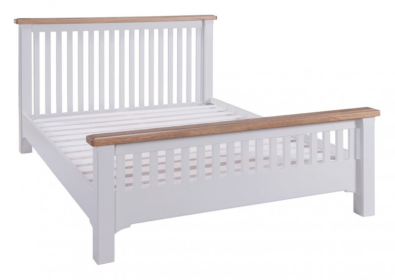 Fleur grey bed frame