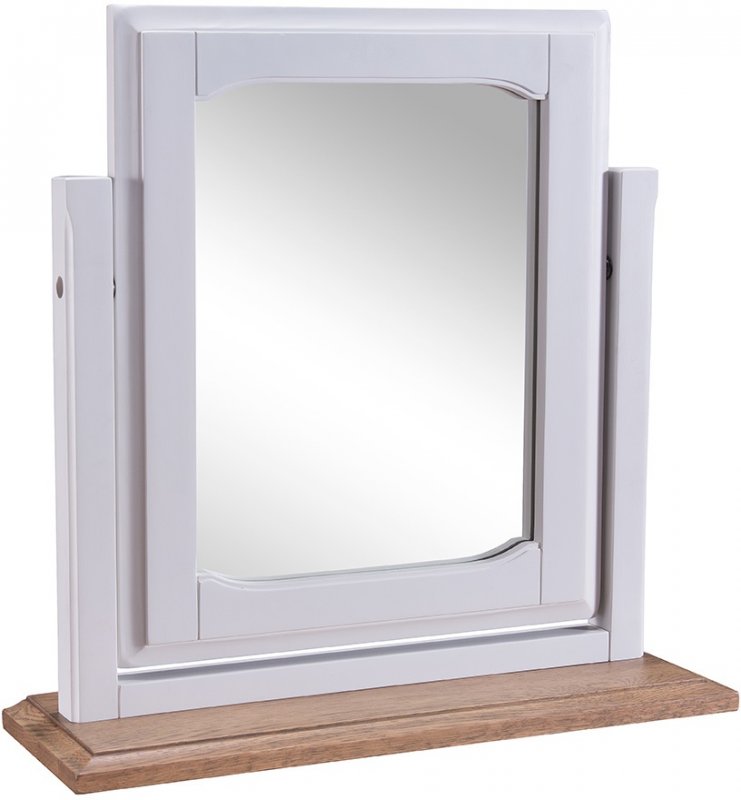 White square shop dressing table mirror