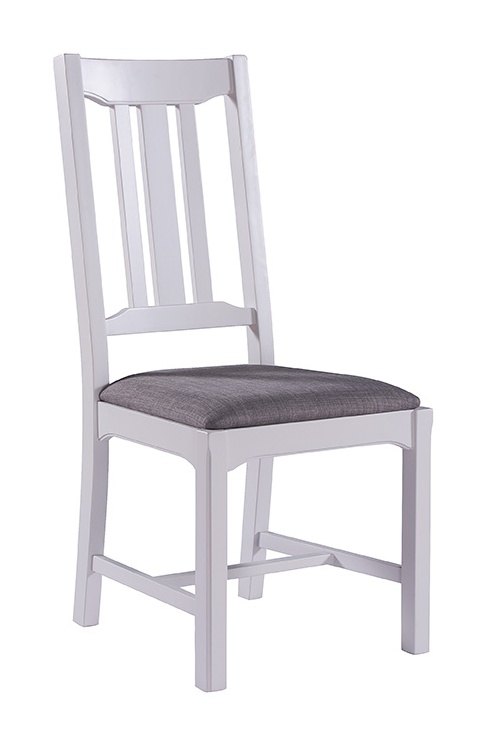 Fleur grey painted dining chair