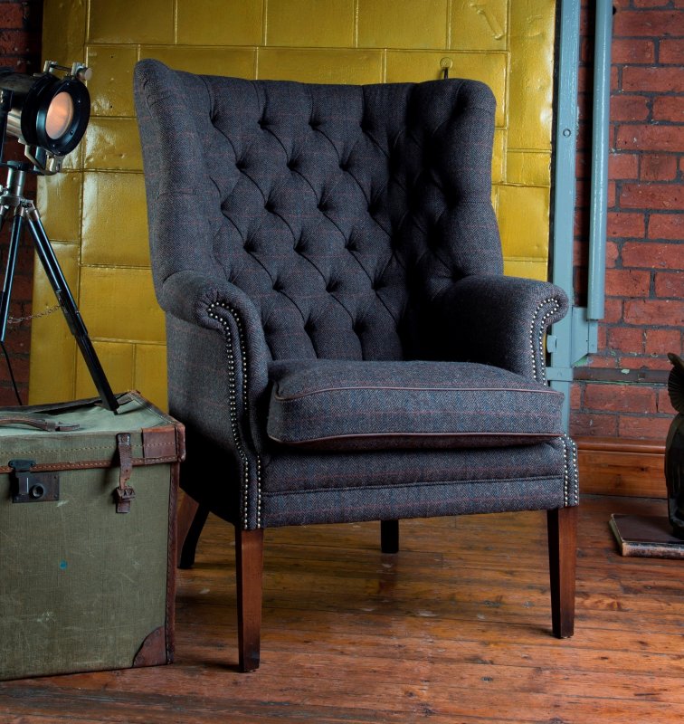 Tetrad Harris Tweed MacKenzie Chair