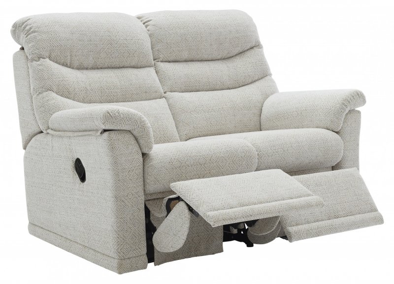 G Plan Malvern Recliner 2 Seater Sofa - Fabric