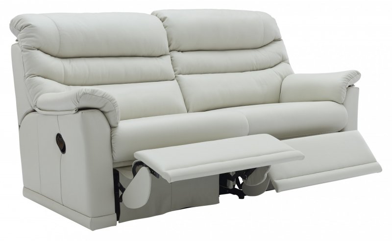 G Plan Malvern Recliner 3 Seater Sofa (2 cushions) - Leather