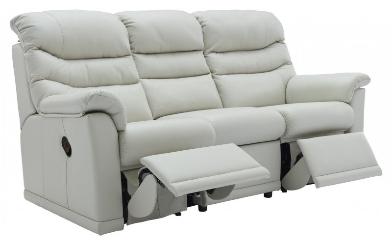 G Plan Malvern Recliner 3 Seater Sofa (3 cushions) - Leather