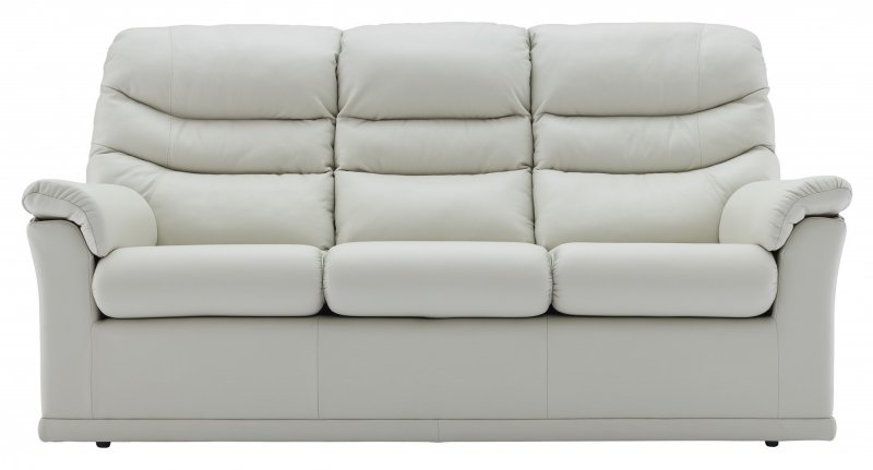 G Plan Upholstery G Plan Malvern Fixed 3 Seater Sofa (3 cushions) - Leather