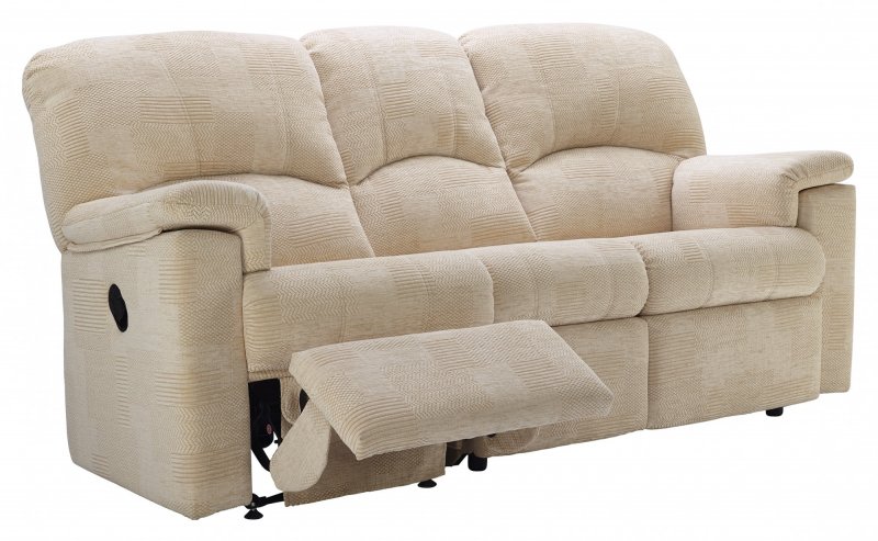 G Plan Upholstery G Plan Chloe Recliner 3 Seater Sofa - Fabric
