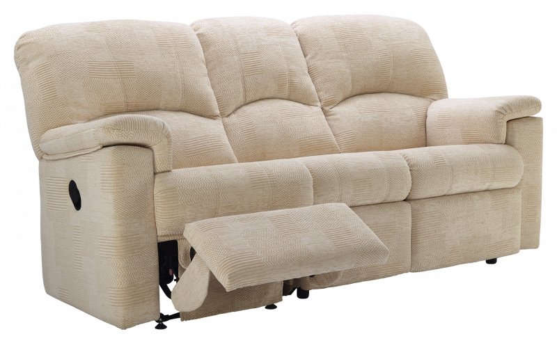 G Plan Chloe Recliner 3 Seater Sofa - Fabric