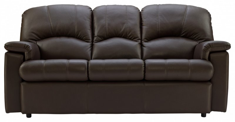G Plan Upholstery G Plan Chloe Fixed 3 Seater Sofa - Leather