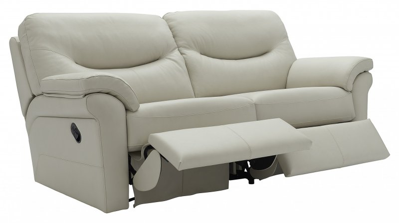 G Plan Washington Recliner 3 Seater Sofa - Leather