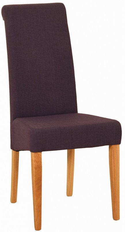 Lisbon Mauve Fabric Chair