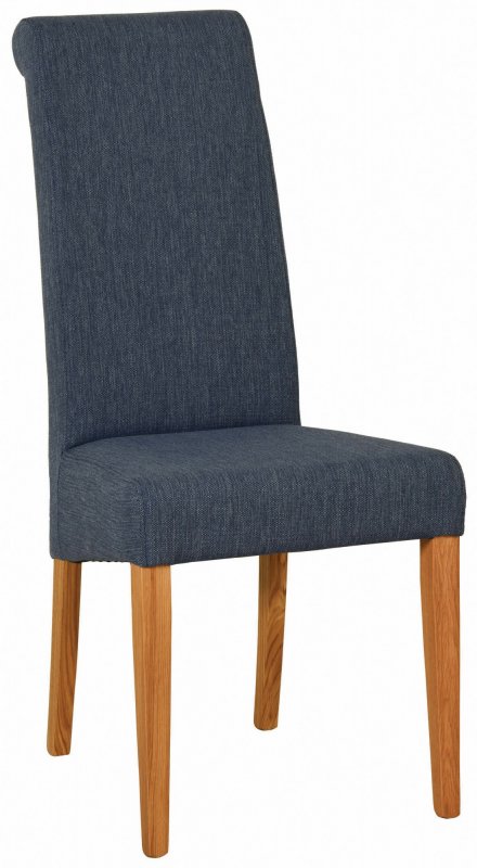 Lisbon Blue Fabric Chair