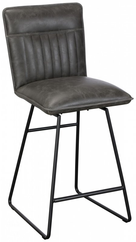 Soho Cooper Bar Stool in Grey