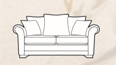 Penzance 2 Seater Sofa (Pillow Back)
