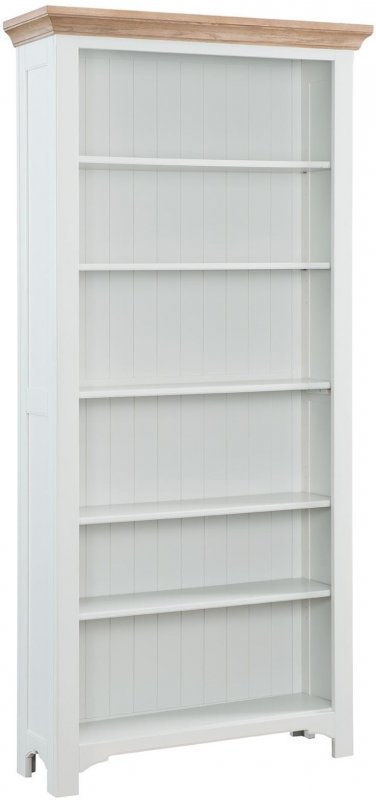 Fleur grey painted bookcase