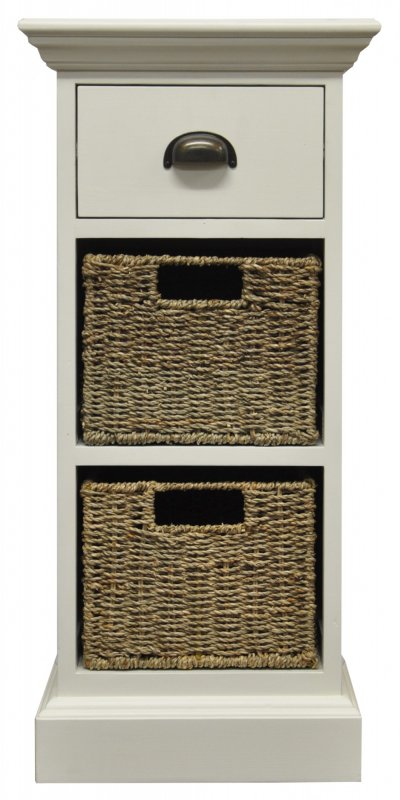Basket Collection Basket Collection 1 Drawer Over 2 Baskets - 3 Rows High
