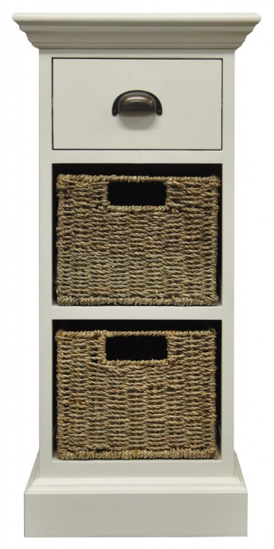 Basket Collection 1 Drawer Over 2 Baskets - 3 Rows High