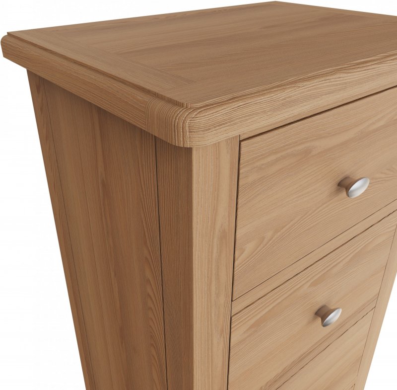 Omega Natural 5 Drawer Tallboy