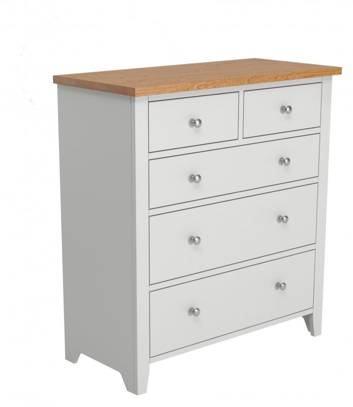 Jersey Jersey grey paint 2 over 3 chest of drawers