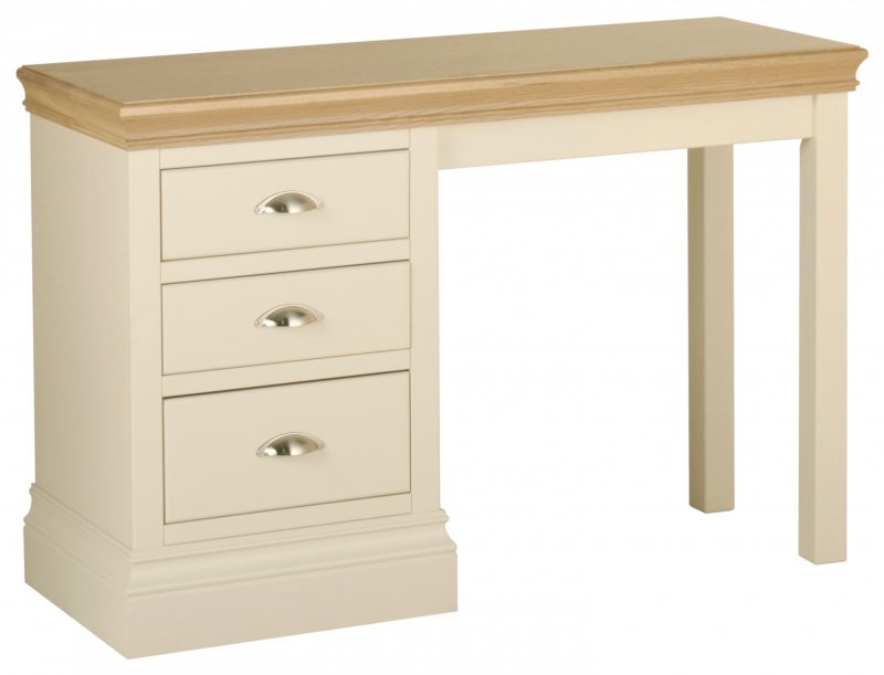 Geneva Painted Single Pedestal Dressing Table
