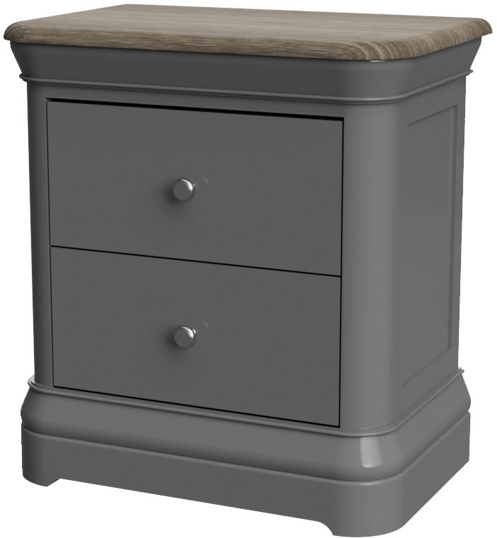 Normandy 2 Drawer Bedside