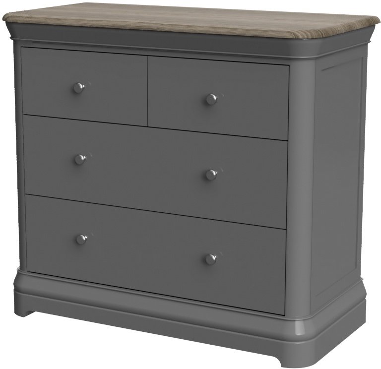Normandy Bedroom Collection Normandy 2 + 2 Drawer Chest