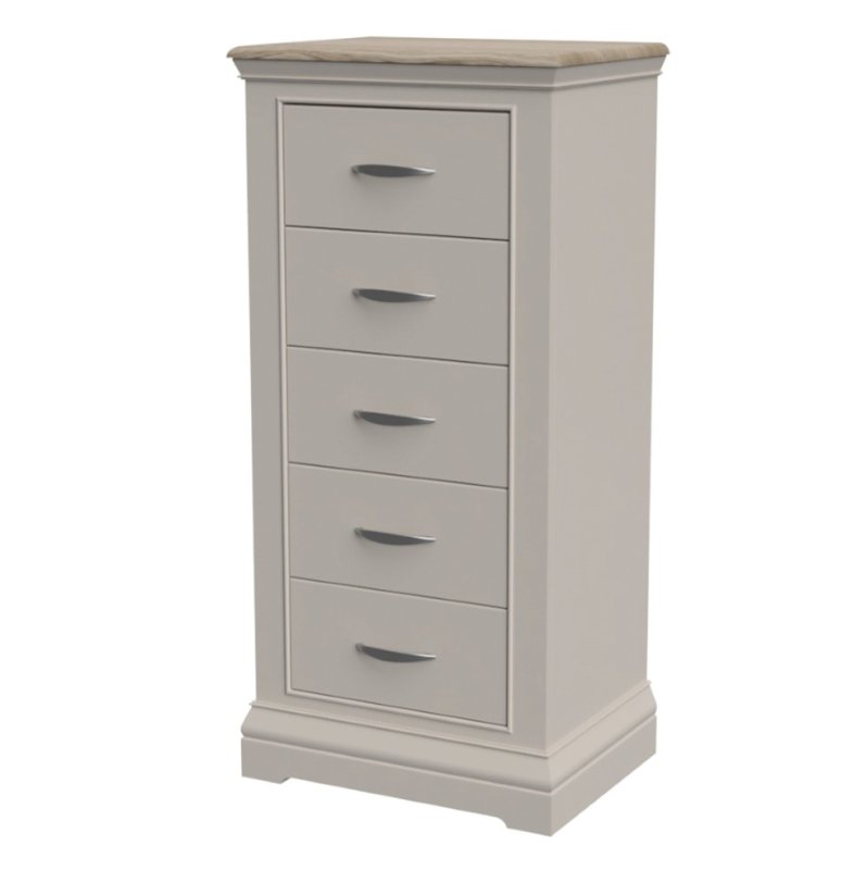 Provence 5 Drawer Wellington Chest