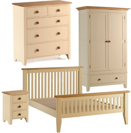 Jersey Jersey Ivory Painted Bedroom Set