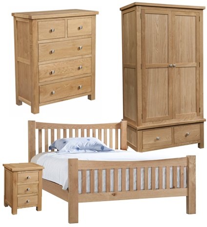 Bristol Oak Bedroom Set