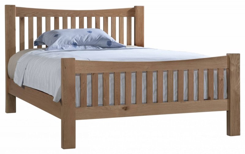 Bristol Oak double bed frame