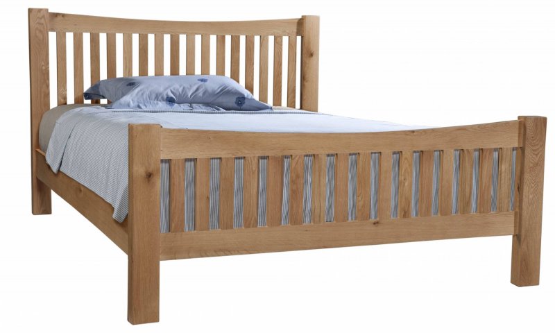 Bristol Oak king size bed frame