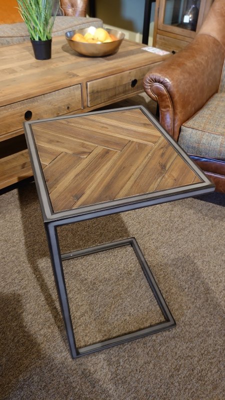 Clearance Parquet Drinks Table